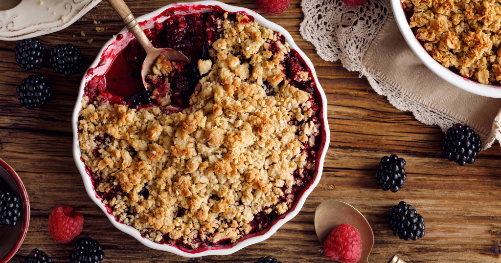 Sweet and Tangy Blackberry Crisp (40-45 Minutes) Recipe