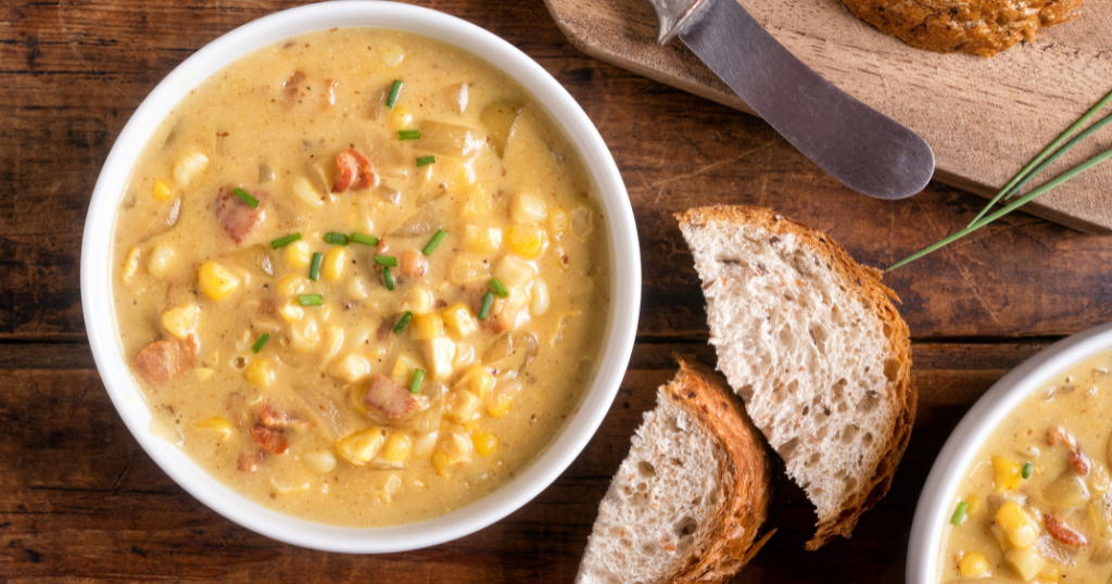 Creamy Corn Chowder (40 Minutes) Recipe