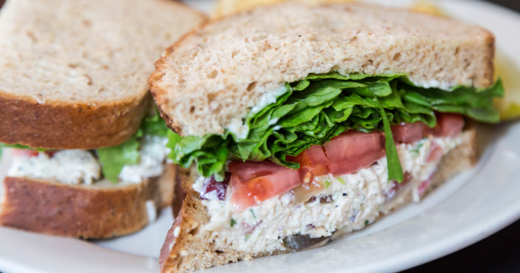 Bacon Ranch Chicken Salad Sandwich (25 Minutes) Recipe