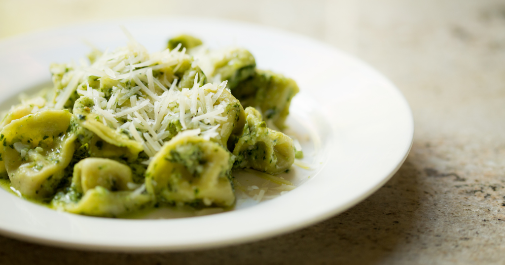 Pesto Tortellini With Grated Parmesan 25 Minutes Recipe   Pesto Tortellini 