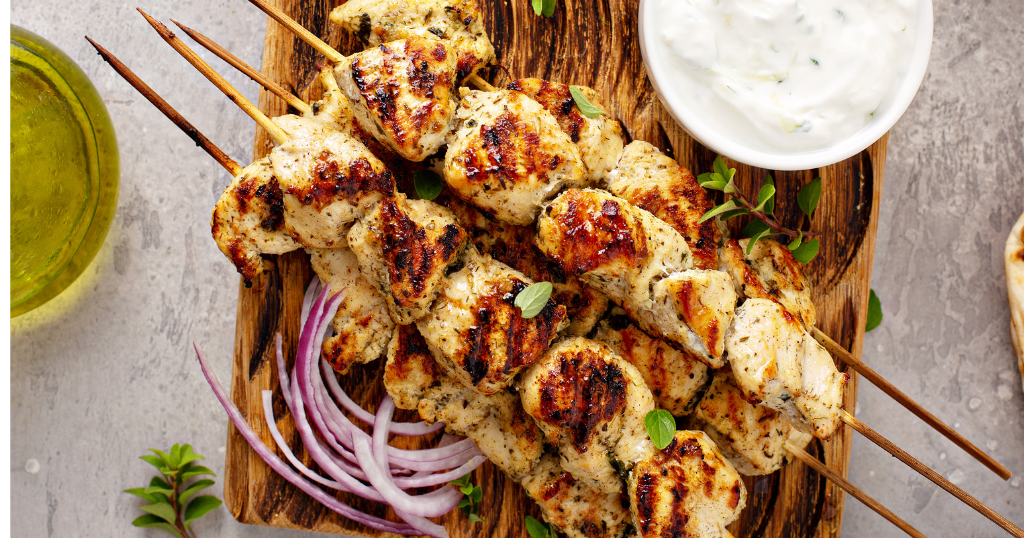 Greek Chicken Souvlaki (30-32 Minutes) Recipe