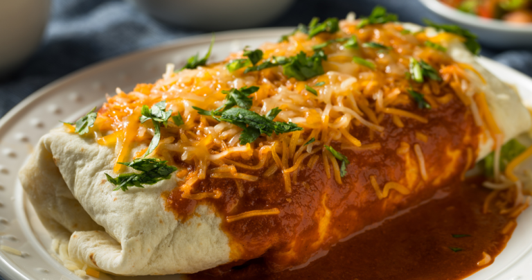 Spicy Smothered Beef Burrito Minutes Recipe