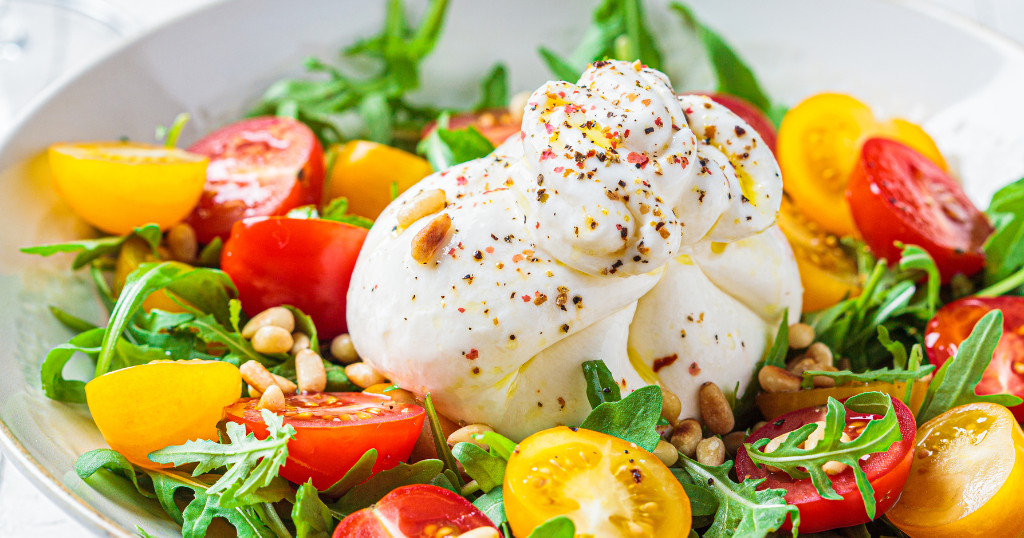 Burrata Salad with Arugula and Tomatoes (30 Minutes) Recipe