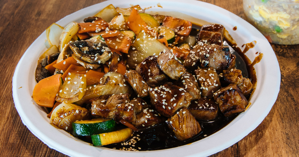Hibachi-Style Steak and Veggies (30 Minutes) Recipe