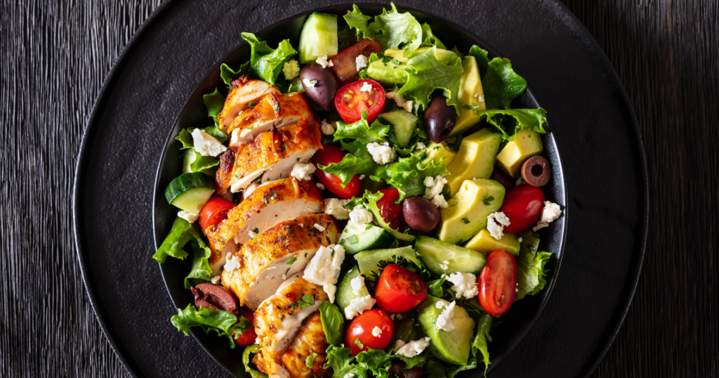 Mediterranean Grilled Chicken Salad (30 Minutes) Recipe