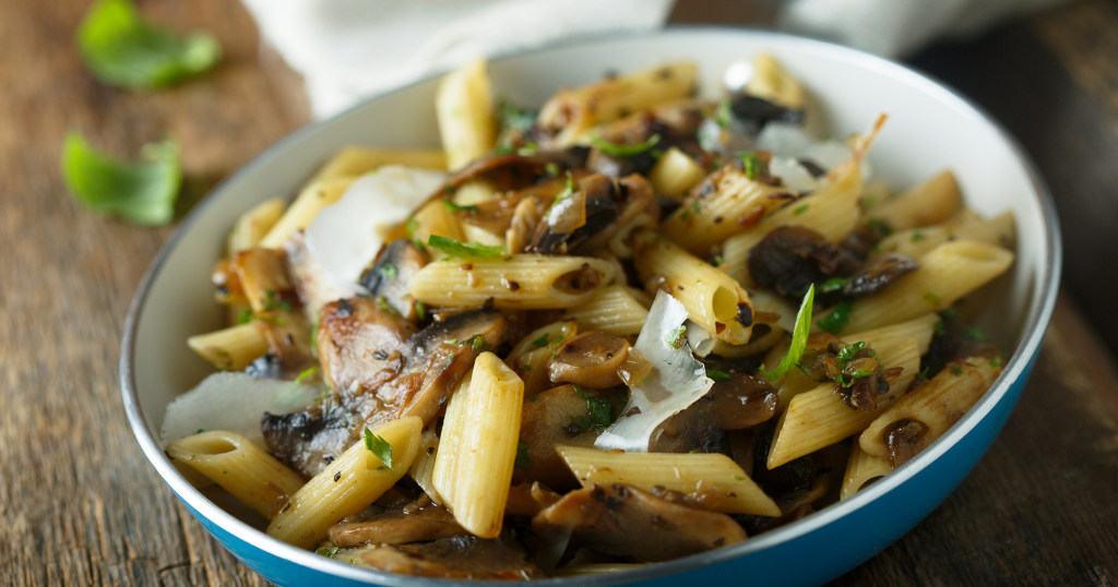 Mushroom and Parmesan Penne (30 Minutes) Recipe