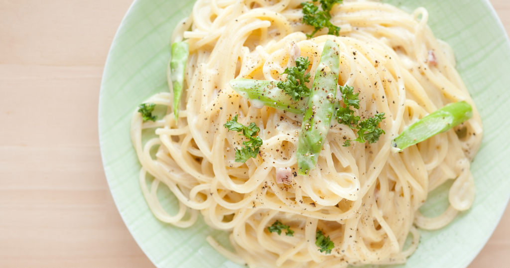 Creamy Bacon And Asparagus Pasta (30 Minutes) Recipe