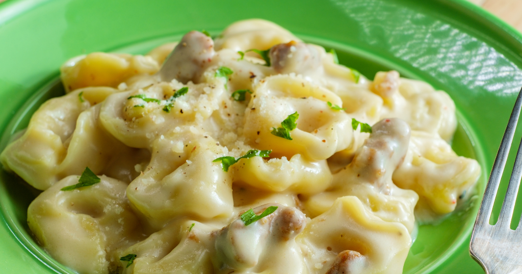 Tortellini Alfredo With Italian Sausage 30 Minutes Recipe