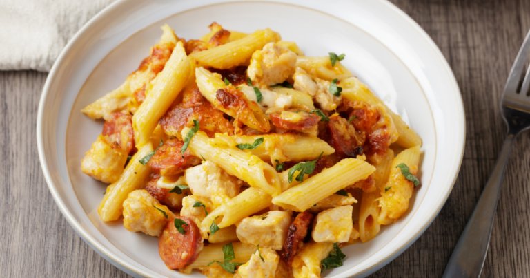 Chicken And Chorizo Pasta Bake (1 Hour) Recipe