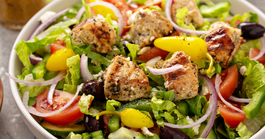 Greek Grilled Chicken Salad (30 Minutes) Recipe