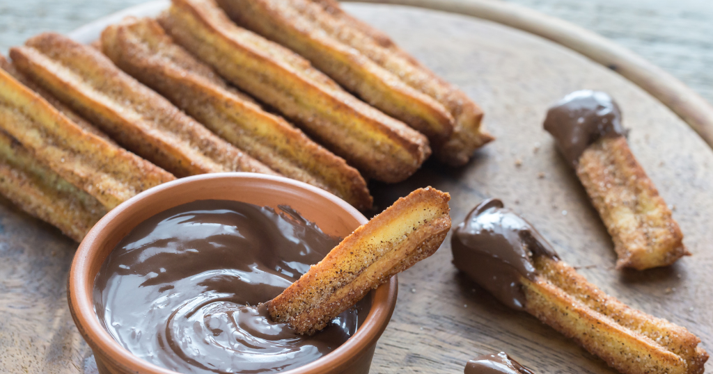 Homemade Churros with Chocolate Dipping Sauce (55 Minutes) Recipe